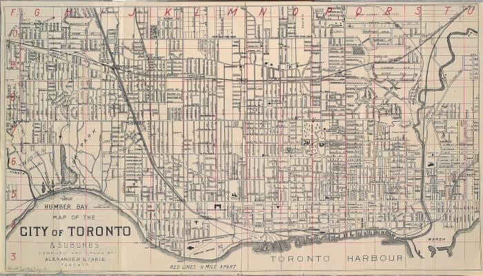 1902 Toronto haritası 