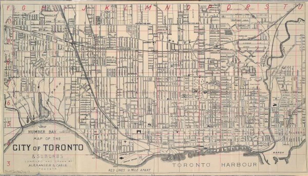 1902 Toronto haritası 