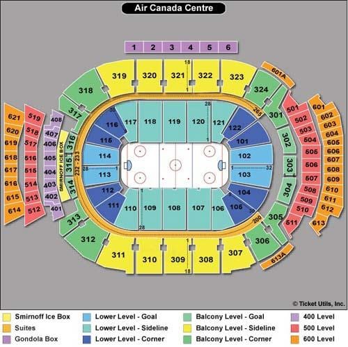Air Canada Centre oturma göster - ACC