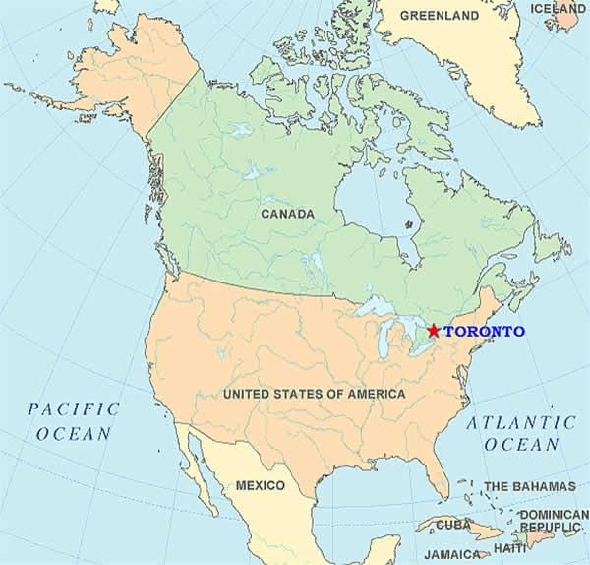 United Toronto haritası Devletleri