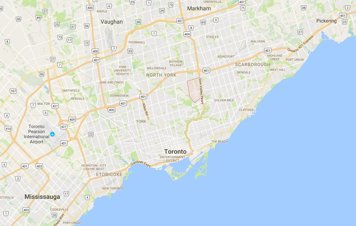 Don Mills bölgesinde Toronto göster 