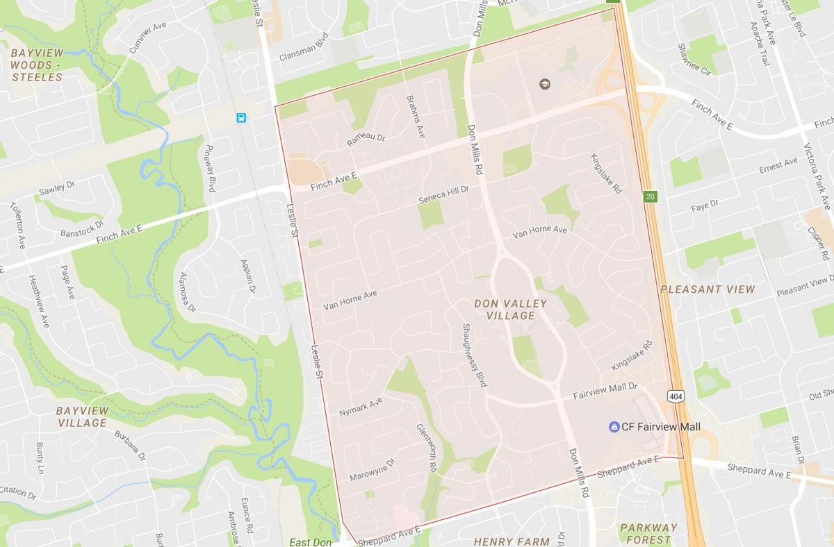 Fıstık mahalle Toronto haritası 