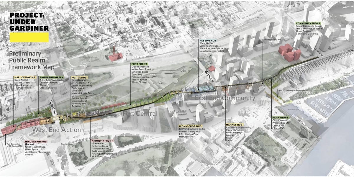 Gardiner altında Toronto projenin göster 