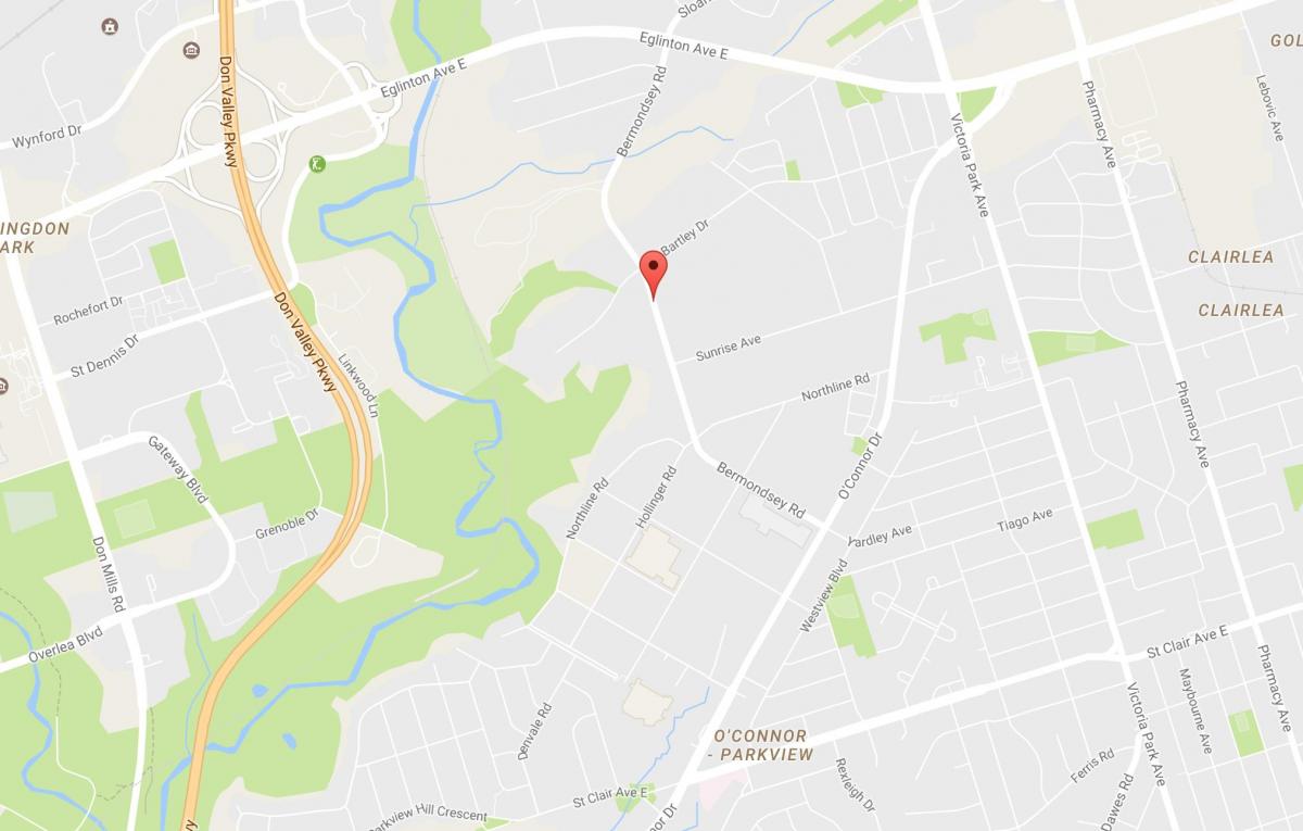 George mahalle Toronto haritası 