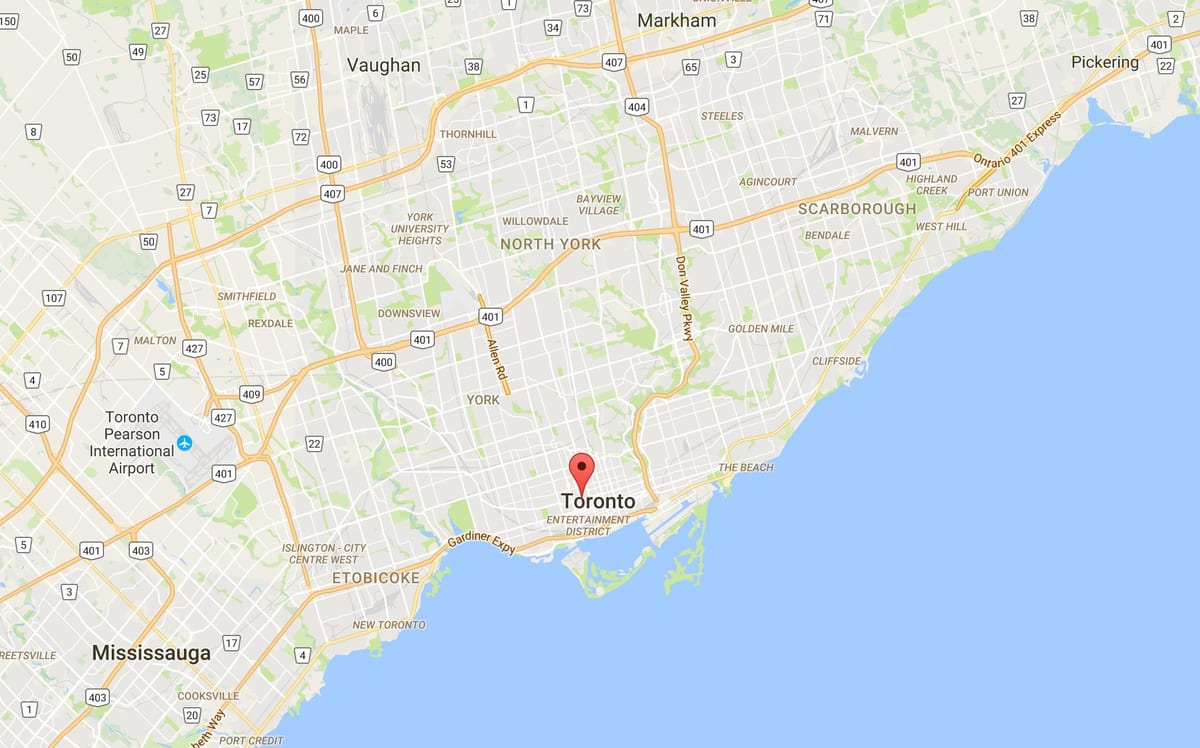 Grange Park, Toronto haritası 