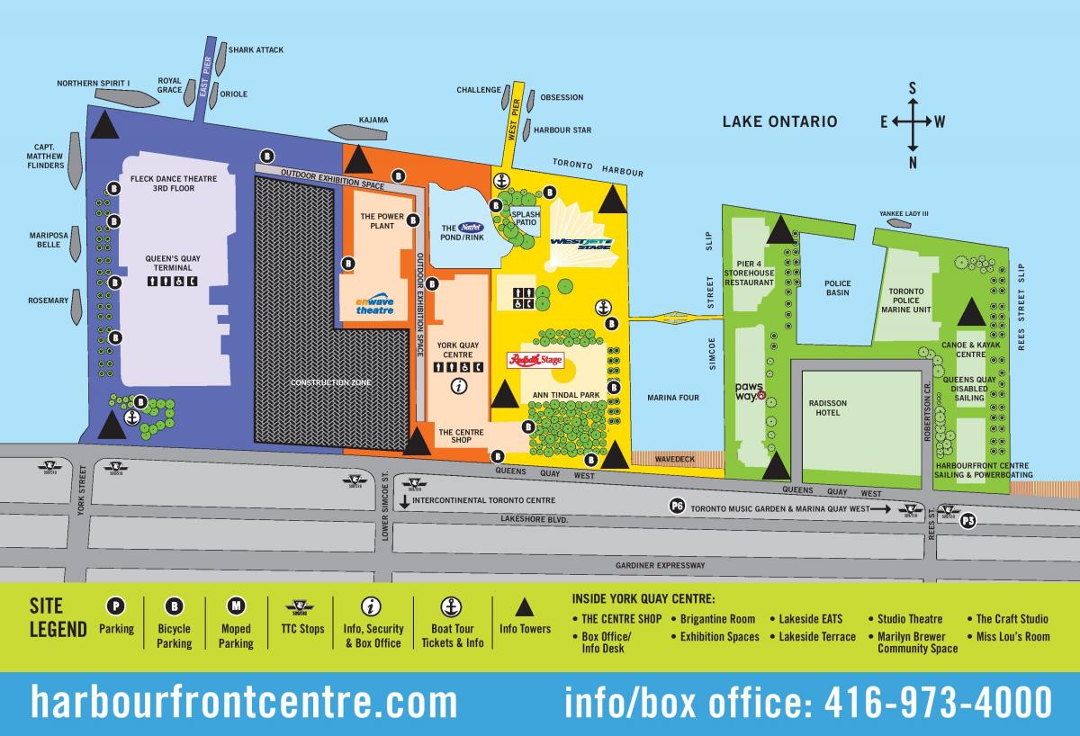 Harbourfront Merkezi haritası 