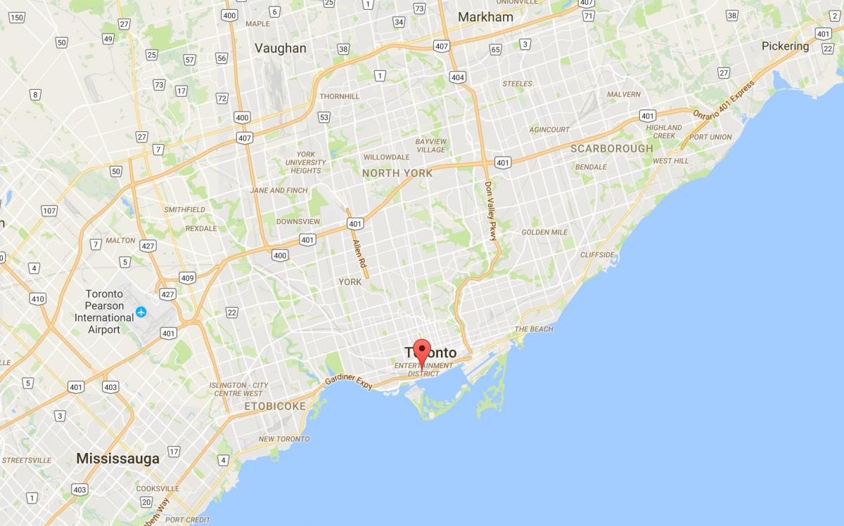 Kahvaltı district, Toronto haritası 