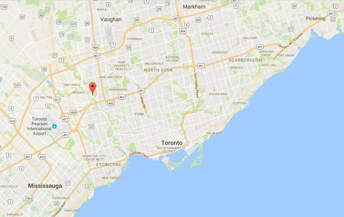 Elms bölge Toronto göster 