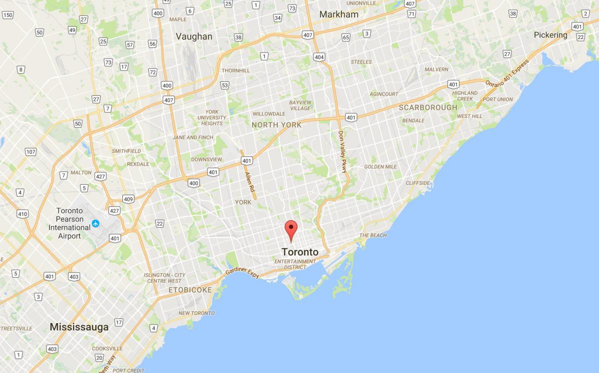Keşif, Bölge Toronto haritası 