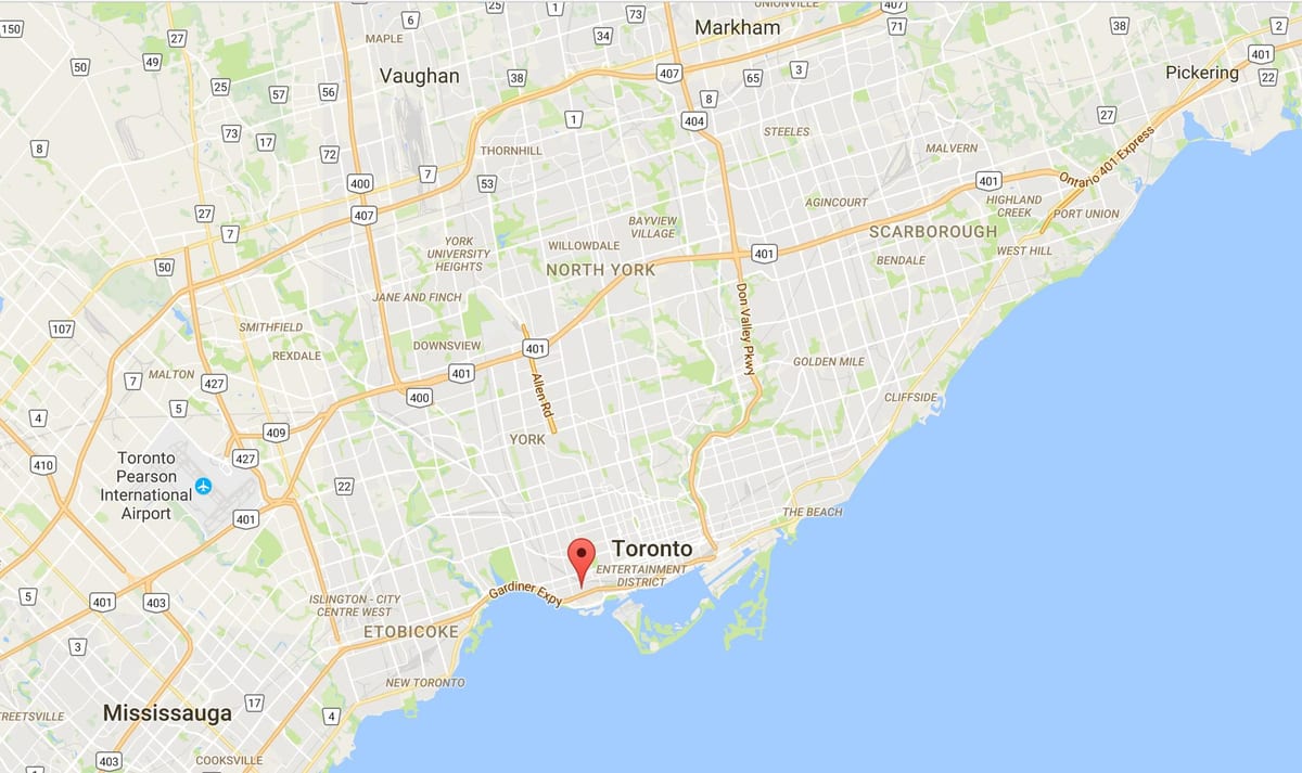 Özgürlük göster Köyü bölgesinde Toronto