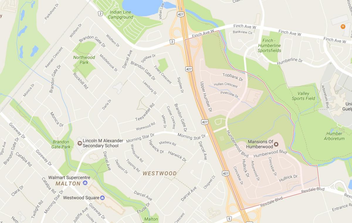 Mahalle mahalle Toronto haritası 
