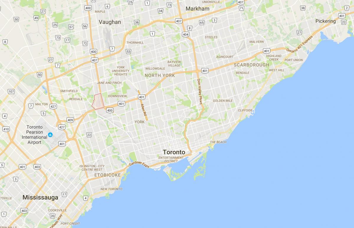 Pelmo Park haritası – Humberlea ilçe Toronto