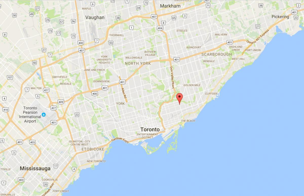Square one Heightsdistrict Toronto haritası 