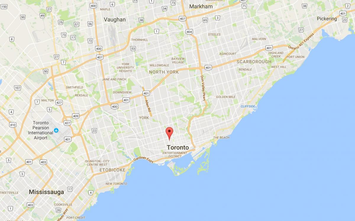 Toronto Üniversitesi kampüs haritası