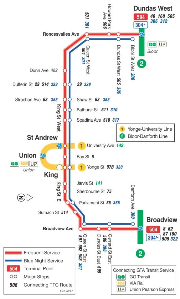 504 tramvay hattı haritası Kral