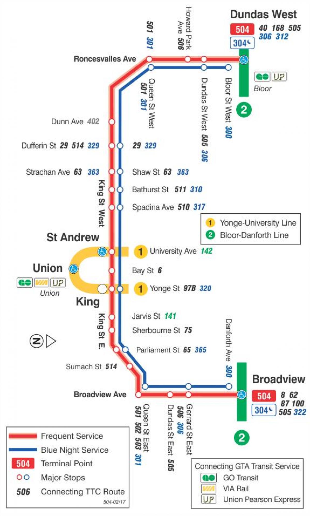 504 tramvay hattı haritası Kral