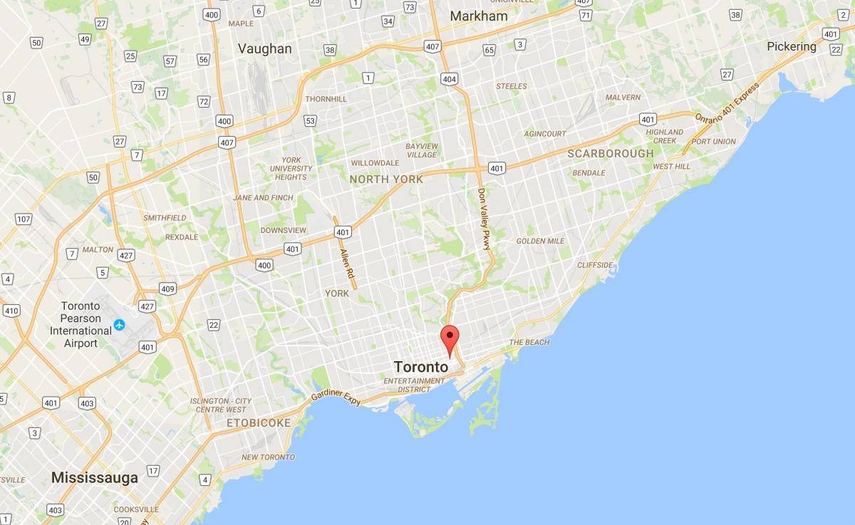 Trefann Mahkemesi Toronto haritası 
