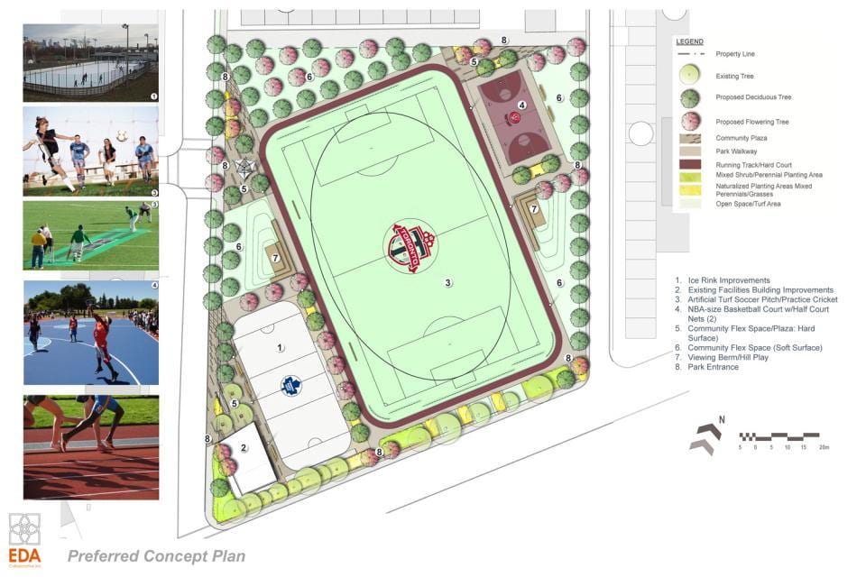 Canlandırılması harita plan Regent Park Toronto faz 3b