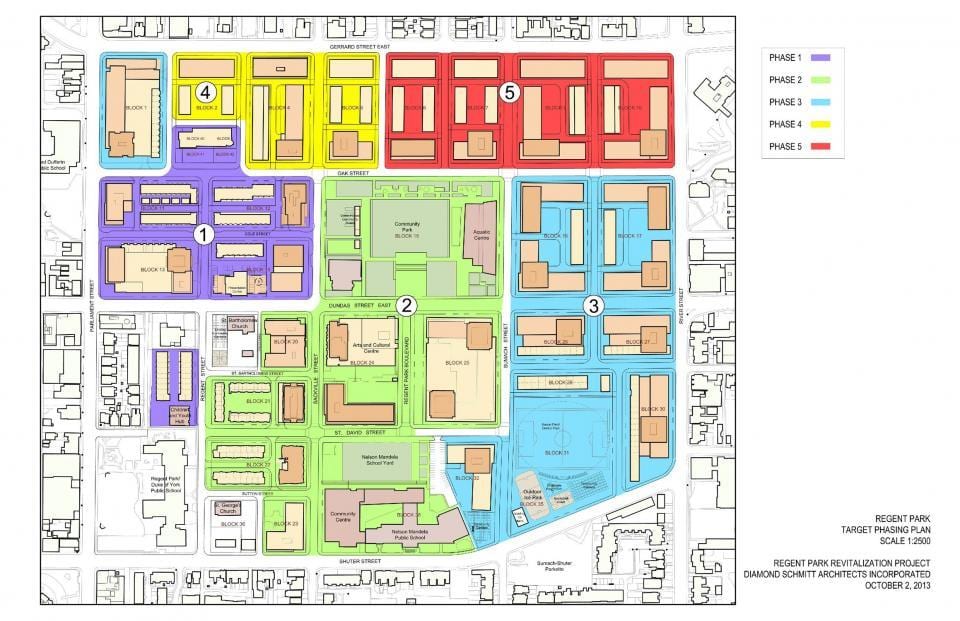 Yeniden Canlandırılması planı göster Regent Park Toronto