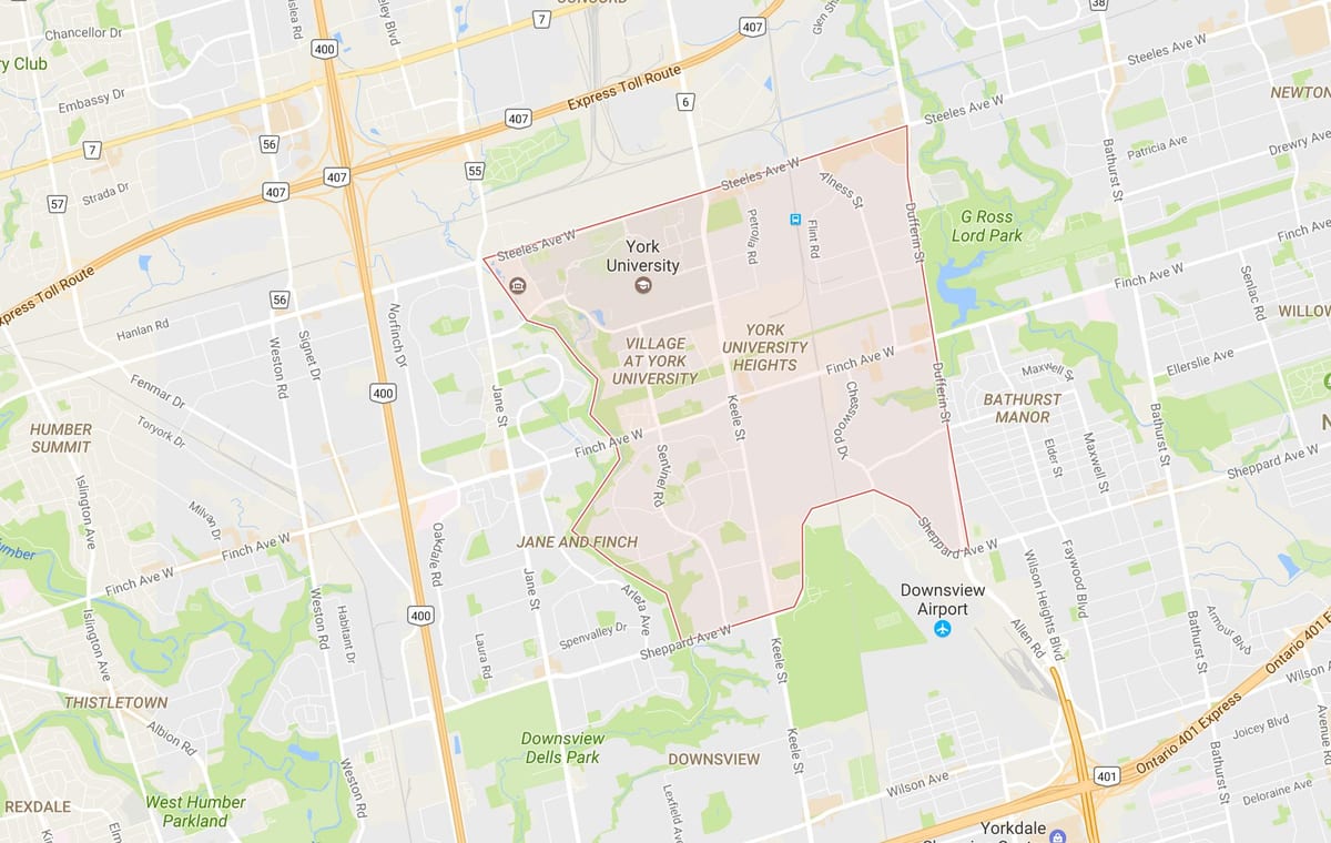 York University Heights, Toronto mahalle göster
