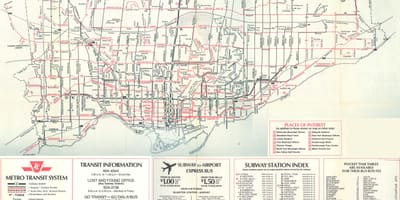 1976 Toronto haritası 