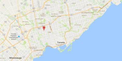 Amesbury bölgesindeki Toronto haritası 