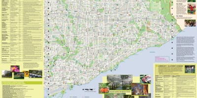 Bahçeler haritası east Toronto 