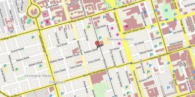 Baldwin Village, Toronto haritası 