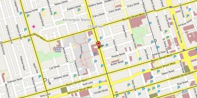 Chinatown, Toronto haritası 