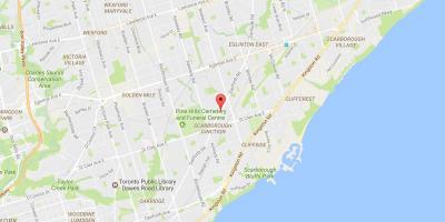 Danforth, Toronto yol haritası 
