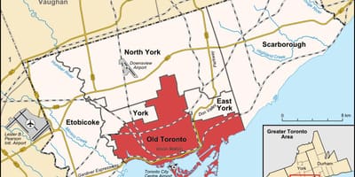 Eski Toronto haritası 