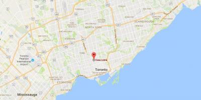 Francisco bölgesindeki Toronto haritası 