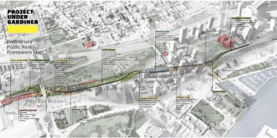 Gardiner altında Toronto projenin göster 