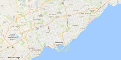 Guildwood district, Toronto haritası 