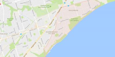 Guildwood mahalle Toronto haritası 