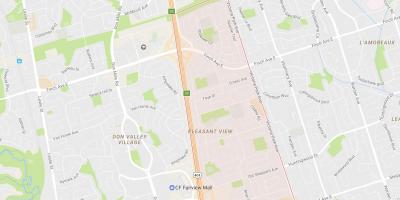 Hoş bir Görünüm mahalle Toronto haritası 
