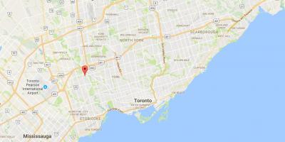 Humber Heights haritası – Mar 13 ilçe Toronto