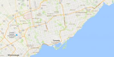 Humber Summit district, Toronto haritası 