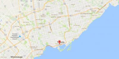Kahvaltı district, Toronto haritası 
