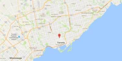 Karadeniz Bölgesi Toronto haritası 