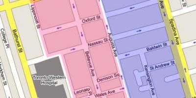 Kensington Market Toronto Şehir haritası 