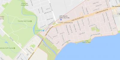 Long Branch mahalle haritası Toronto