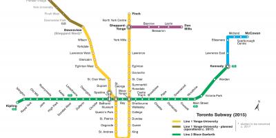 Metro haritası Toronto