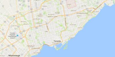 Discovery district, Toronto haritası 