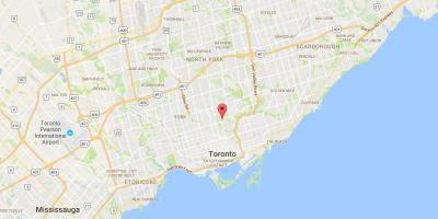 Moore Park, Toronto haritası 
