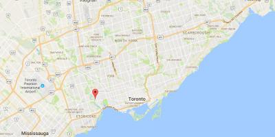 Old Mill Toronto mahalle haritası 