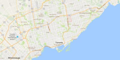 Parkwoods Harita Bölgesi Toronto