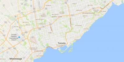 Prenses Bahçeleri bölgesinde Toronto haritası 