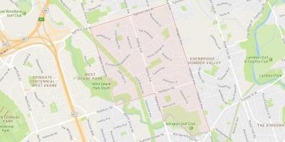 Prenses Bahçeleri mahalle Toronto haritası 