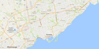 Richview ilçe Toronto haritası 